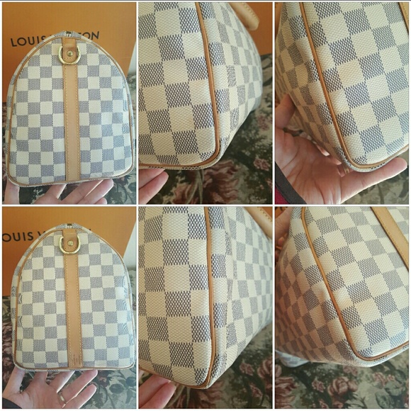 Authentic Louis Vuitton Speedy 30 Azur Bandouliere - Picture 5 of 7